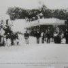 Aboriginal people welcome Gov & Lady Jersey to Armidale Feb 1893. Newcastle Library.